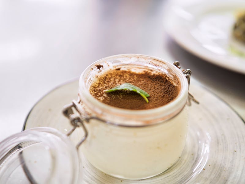 Tiramisu classic Italian dessert with espresso